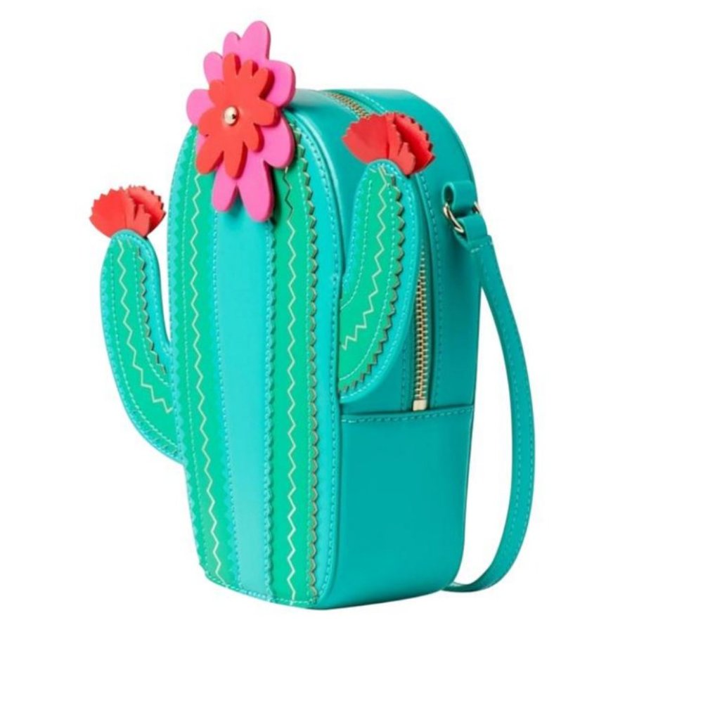 Kate Spade New Horizons Lizard Cactus Crossbody bag purse nwot - Picture 2 of 6